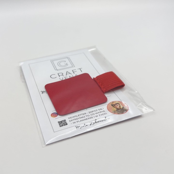 samoprzylepny uchwyt na długopis do notesu – kwadrat