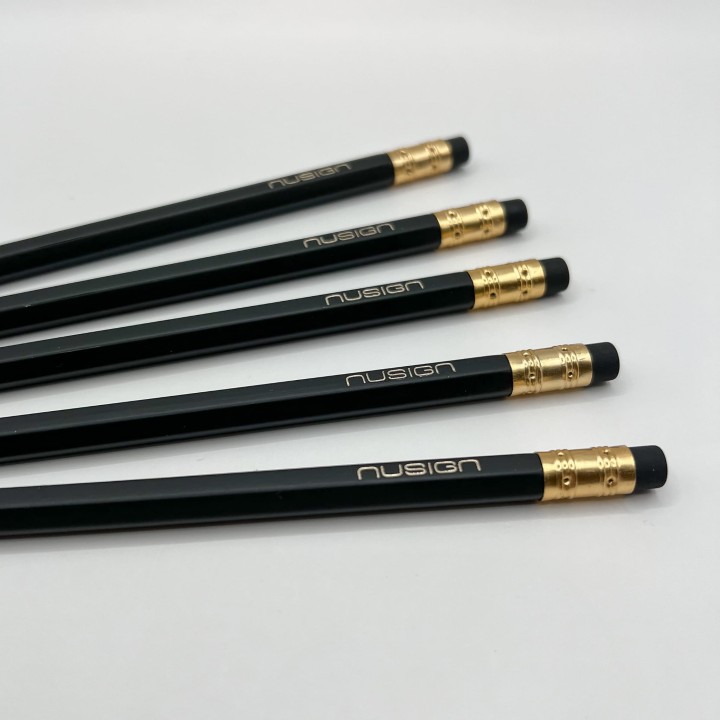 ołówek 2B czarny z gumką – do szkicowania, rysunku i notatek, Craftvena