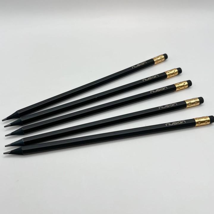 ołówek 2B czarny z gumką – do szkicowania, rysunku i notatek, Craftvena