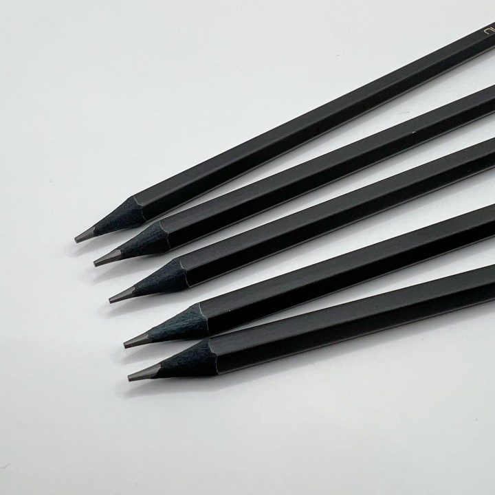 ołówek 2B czarny z gumką – do szkicowania, rysunku i notatek, Craftvena