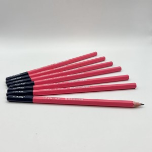 ołówek 2H różowy bez gumki – do rysunku technicznego i notatek, Craftvena