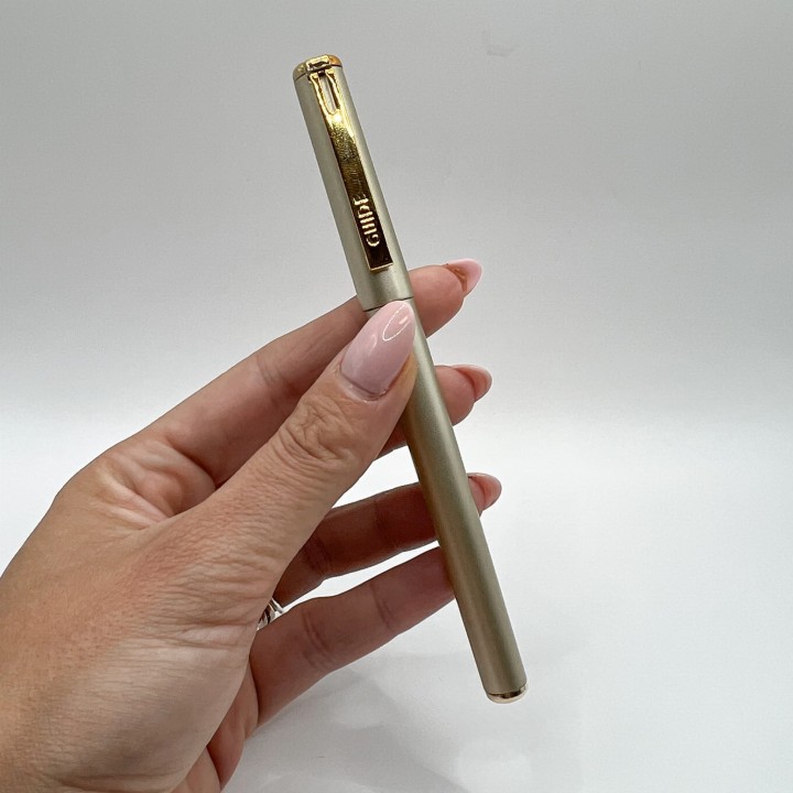 żelopis złoty 0.7 mm – metaliczny długopis żelowy do journalingu i kartek, Craftvena