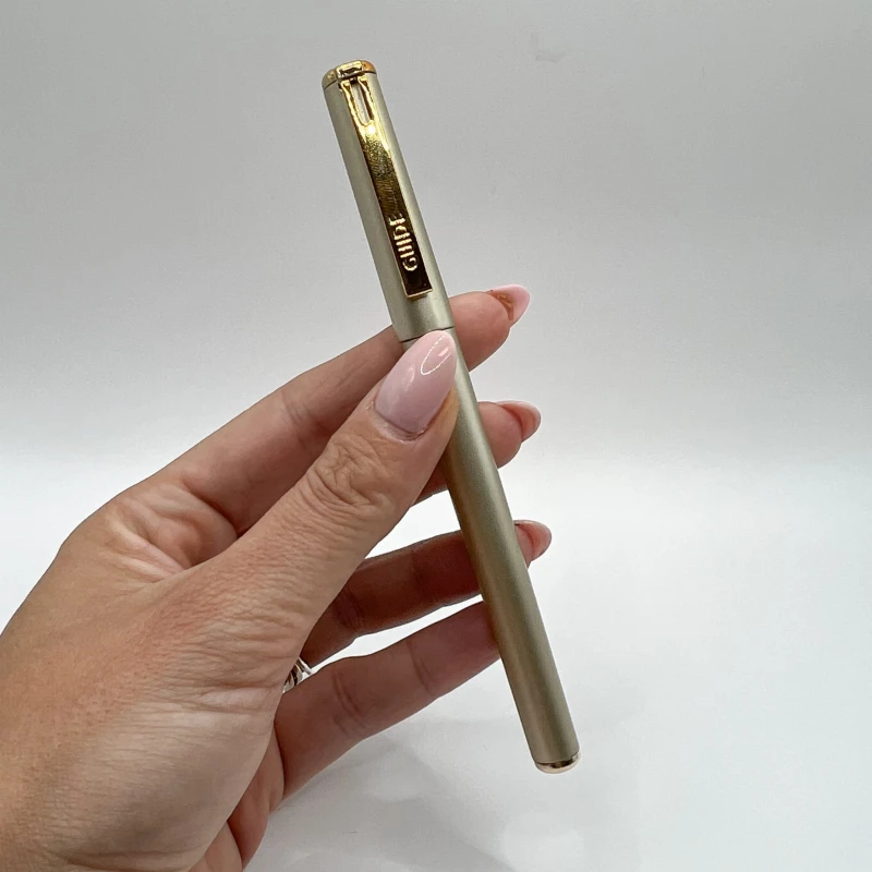 żelopis złoty 0.7 mm – metaliczny długopis żelowy do journalingu i kartek, Craftvena