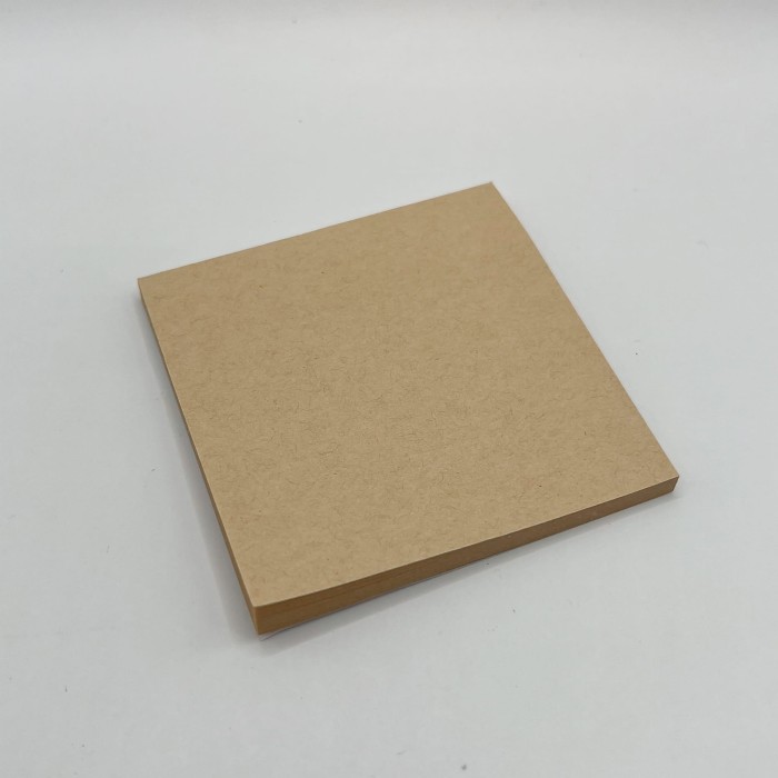karteczki samoprzylepne kraftowe eco 7,5x7,5 cm – zestaw 100 sztuk, Craftvena