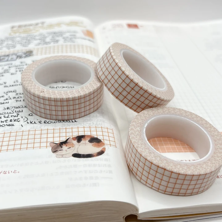 taśma-washi-kratka-beżowa-Crafvena.jpg