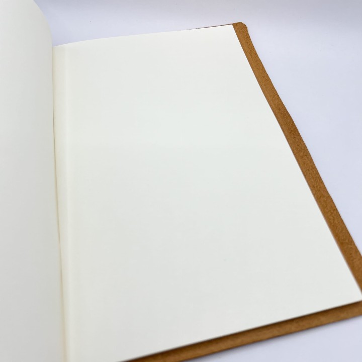 Skórzany notes w systemie na gumki – travel journal do journalingu i planowania