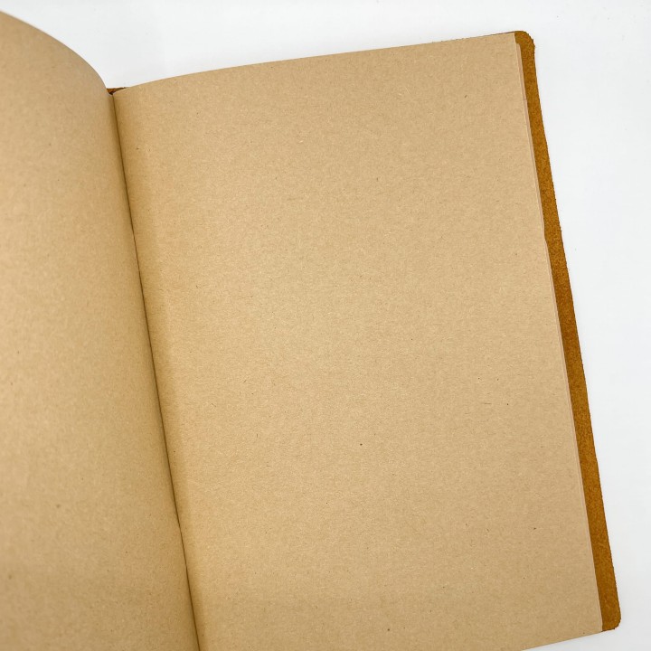 Skórzany notes w systemie na gumki – travel journal do journalingu i planowania