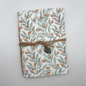 Notes z rzemykiem i zawieszką – papier o fakturze, styl vintage, Craftvena