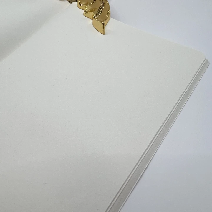 Notes z rzemykiem i zawieszką – papier o fakturze, styl vintage, Craftvena