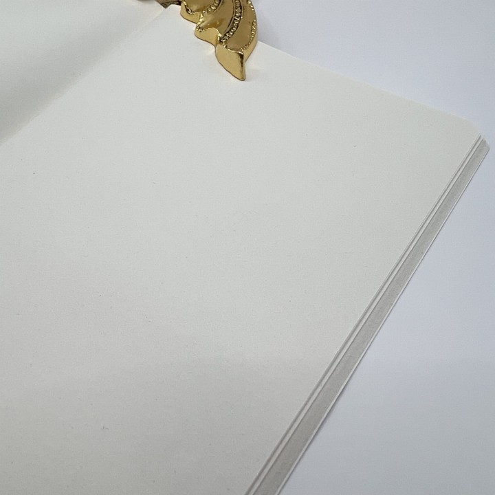 Notes z rzemykiem i zawieszką – papier o fakturze, styl vintage, Craftvena