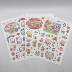 Zestaw naklejek kawaii idealne do journalingu i scrapbookingu