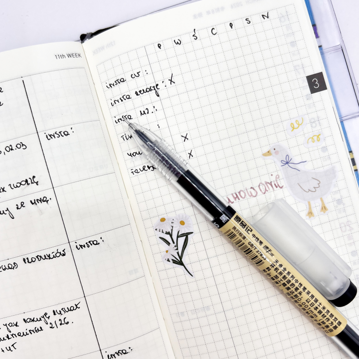 żelopis-cienka-linia-0,35-czarny-craftvena-journaling