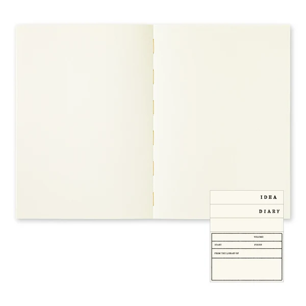 Notatnik MD Paper A5 Thick gładki 141 g – japoński notatnik do journalingu