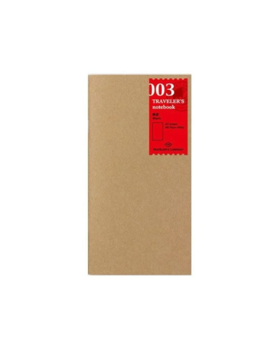 Wymienny wkład TRAVELER notebook Regular 003 Gładki