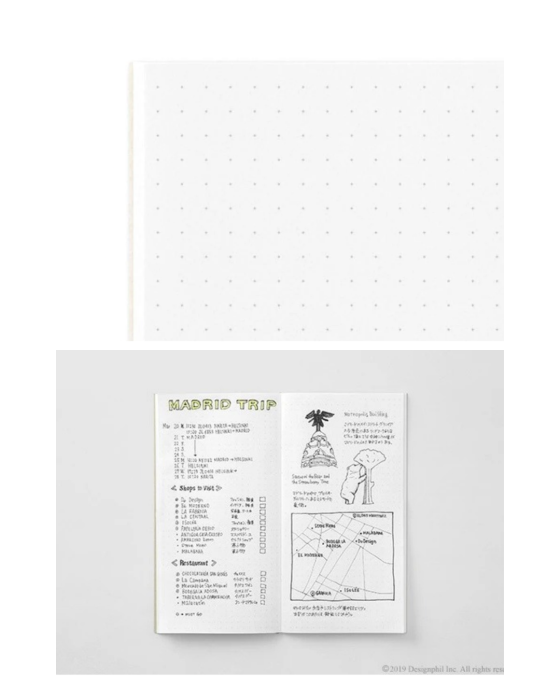 Wymienny wkład TRAVELER notebook Regular w kropki 026