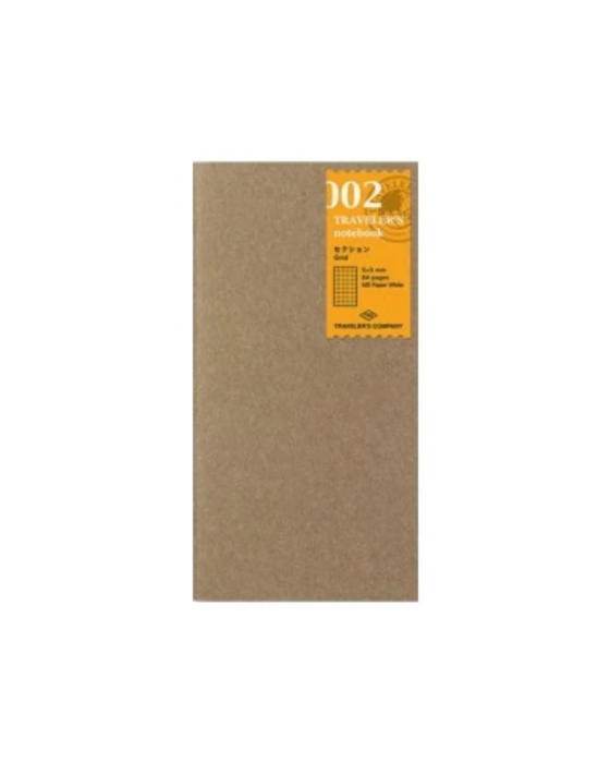 Wymienny wkład TRAVELER notebook Regular w kratkę 002