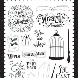 WIW247044 You Are Magic 4x6 Stamp Se stemple