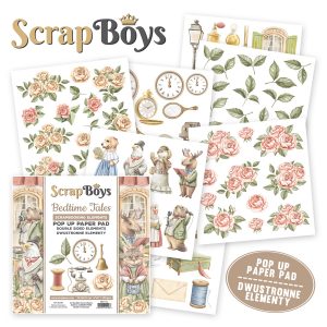 BETA-11 zestaw papierów do wycinania Scrap Boys