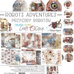 zestaw papierów Robots Adventures Craft O'Clock