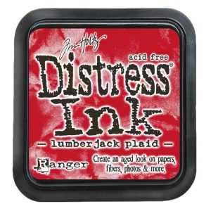TIM82354 Distress Ink Pad Lumberjack Plaid